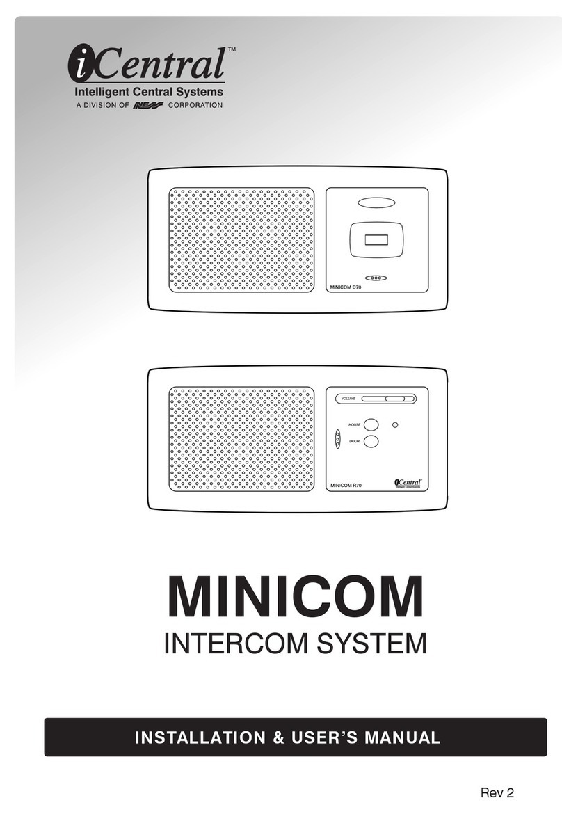 Minicom iCentral Installation & user manual