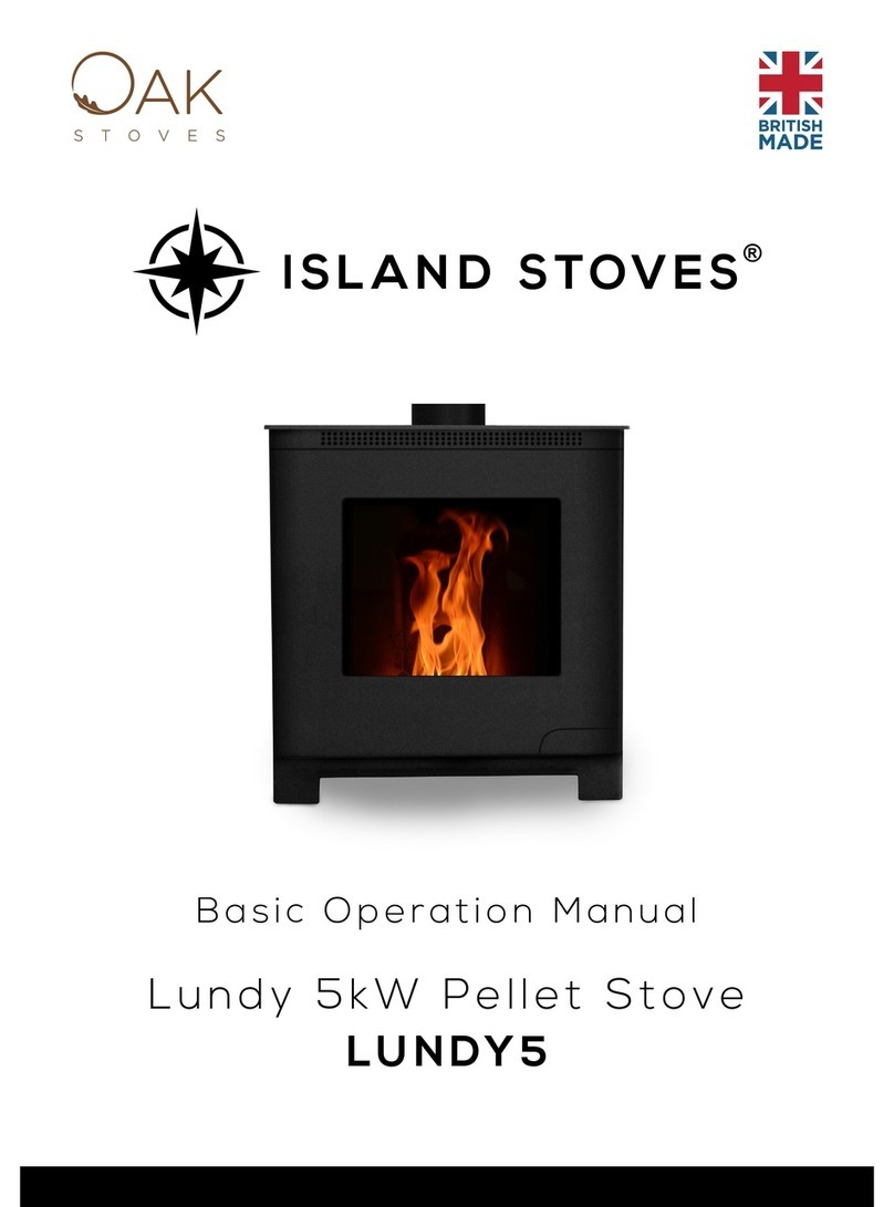 Island stoves LUNDY5 Basic operation manual