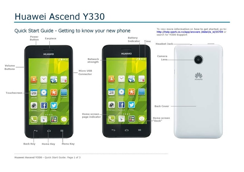 Huawei Ascend Y330 User manual