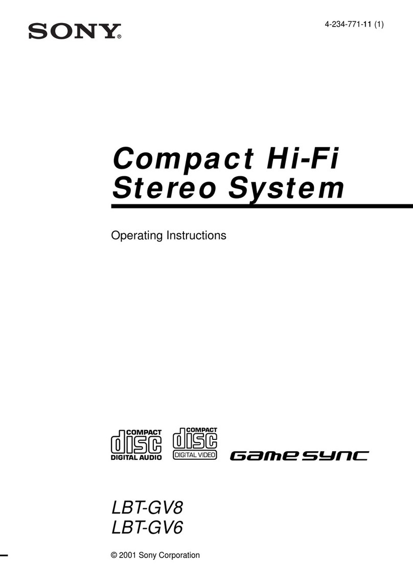 Sony LBT-GV8 User manual