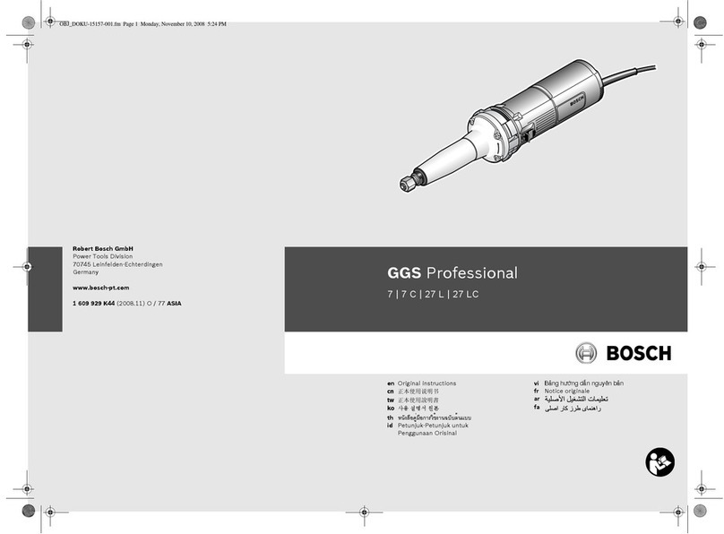 Bosch GGS Professional 7 User manual