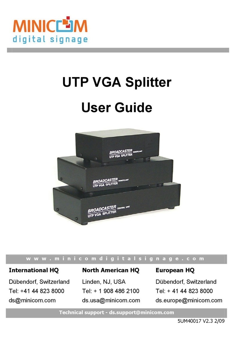 Minicom 1VS21004 user guide