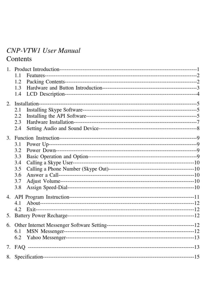 Canyon CNP-VTW1 user manual