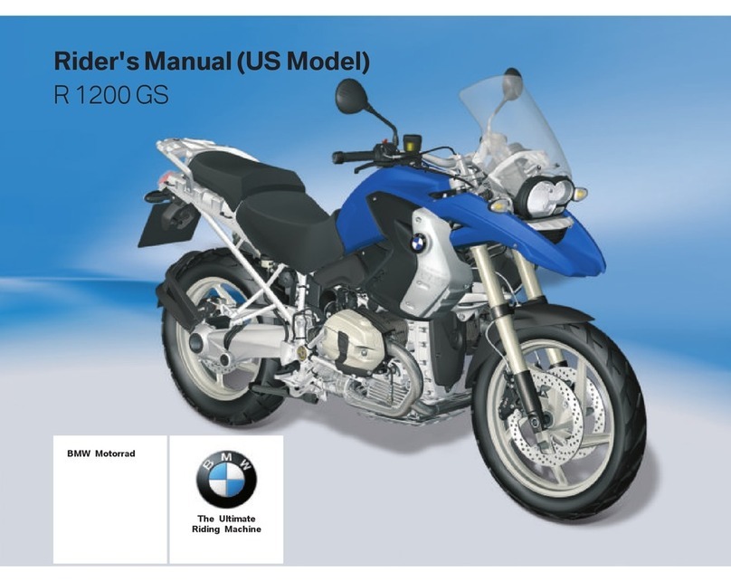 BMW 2012 R 1200 GS Installation and maintenance manual