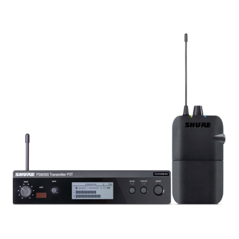 Shure PSM 300 user guide