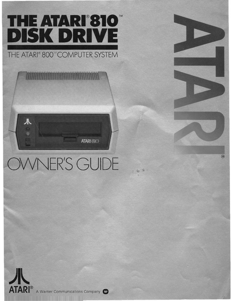 Atari 810 User manual
