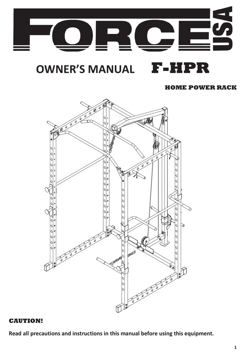 Force USA F-HPR User manual Force USA F-HPR User manual