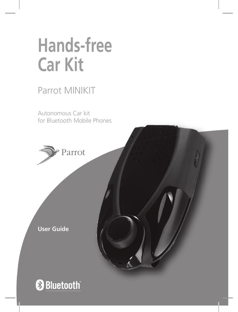 Parrot Minikit+ User manual Parrot Minikit+ User manual