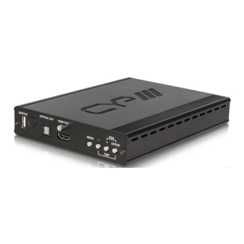 CYP PU-507RX-SCD User manual