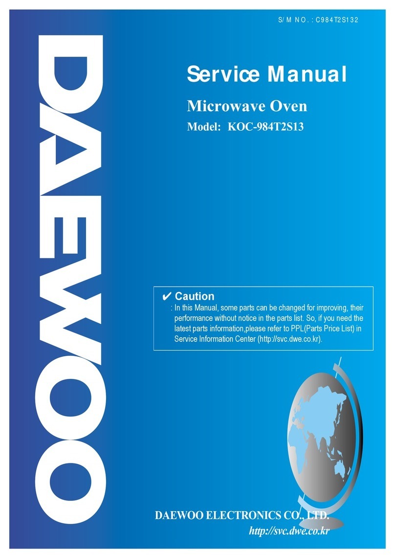 Daewoo KOC-984T2S13 Service manual