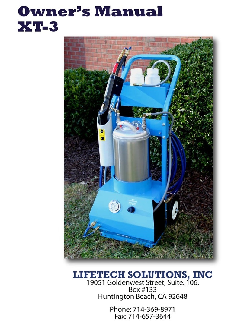 Lifetech Solutions XT-3 owner's manual