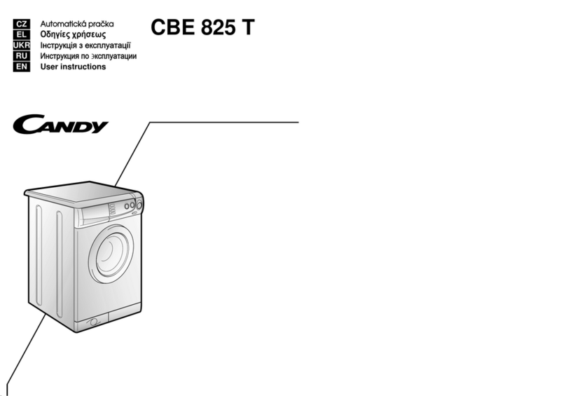 Candy CBE 825 T User manual