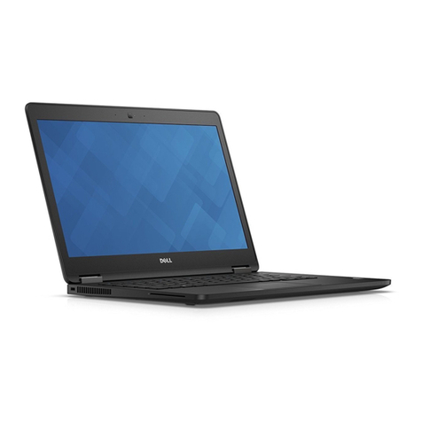 Dell Latitude E7470 User manual