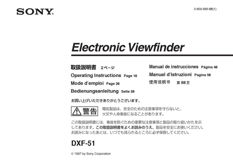 Sony DXF-51 User manual