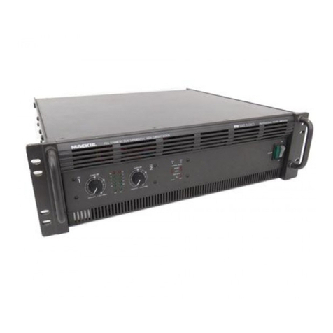 Mackie M-2600 owner's manual
