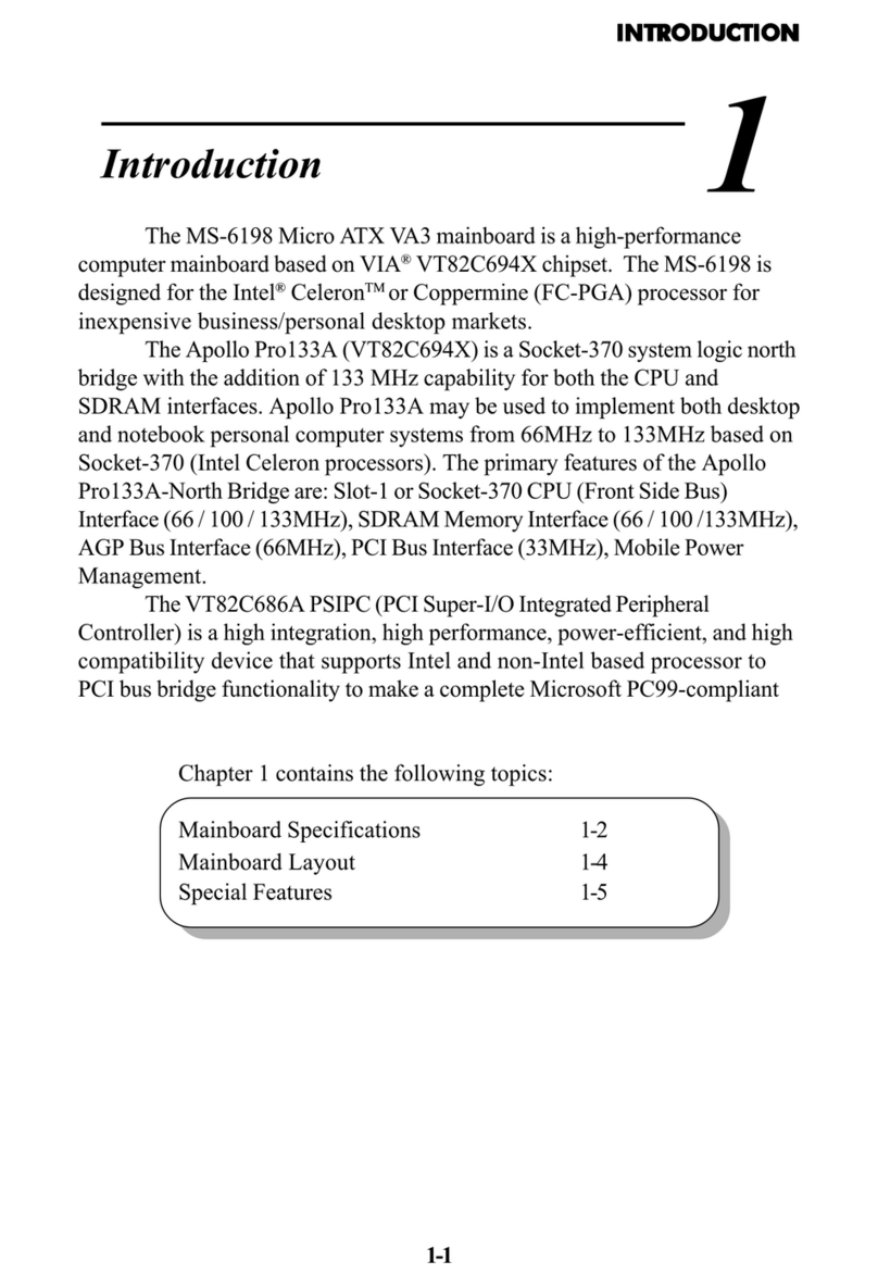 MSI MS-6198 manual