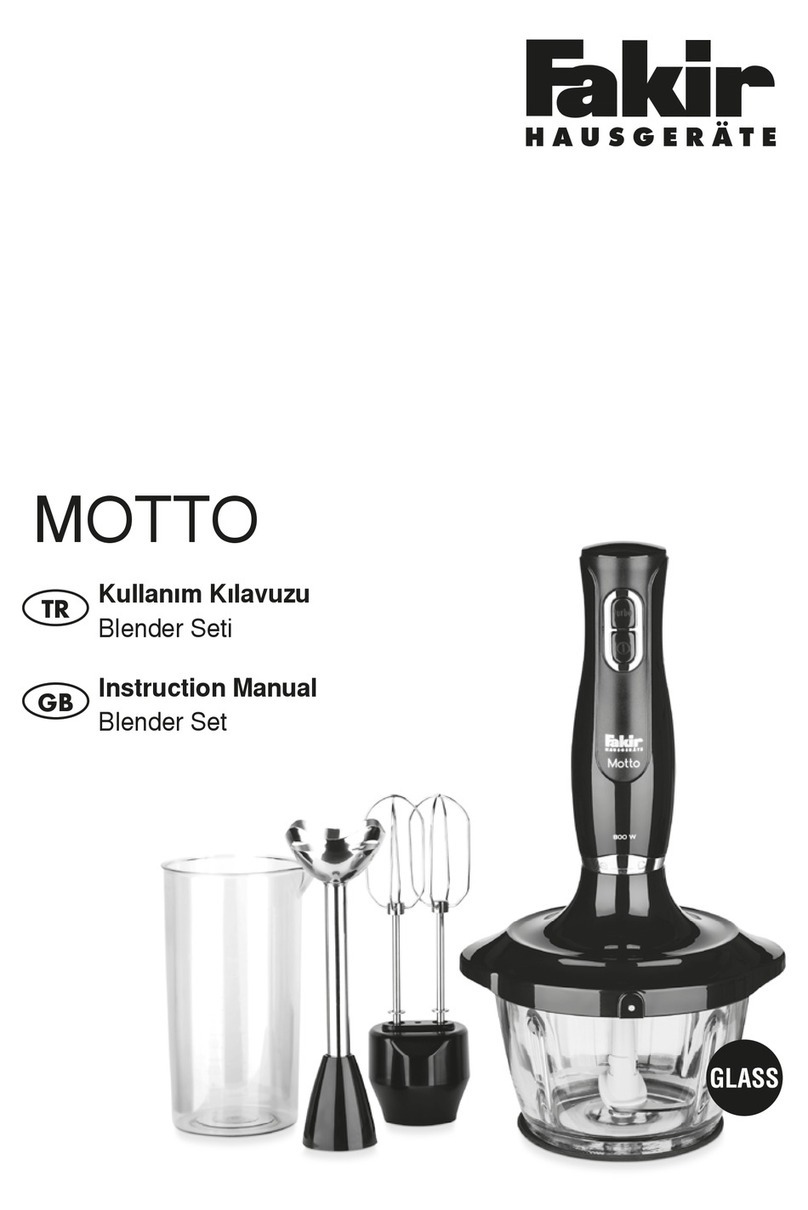 Fakir MOTTO instruction manual