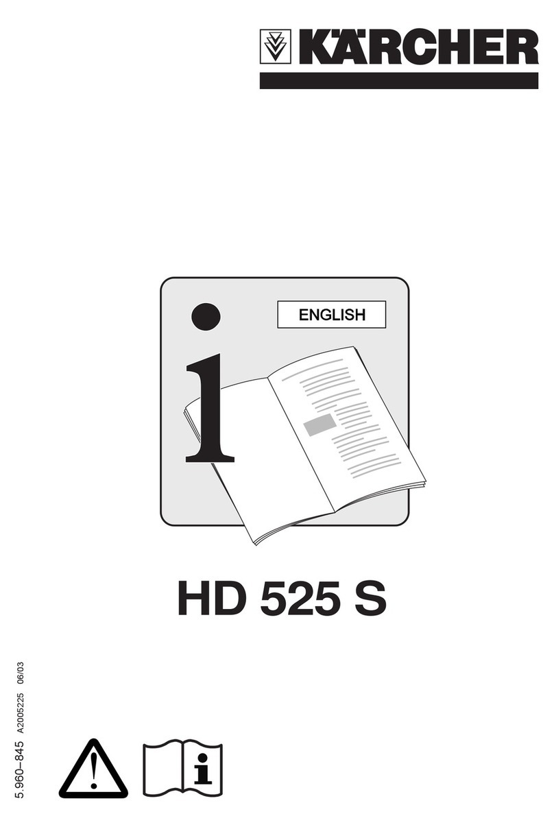 Kärcher HD 525 S Operation manual