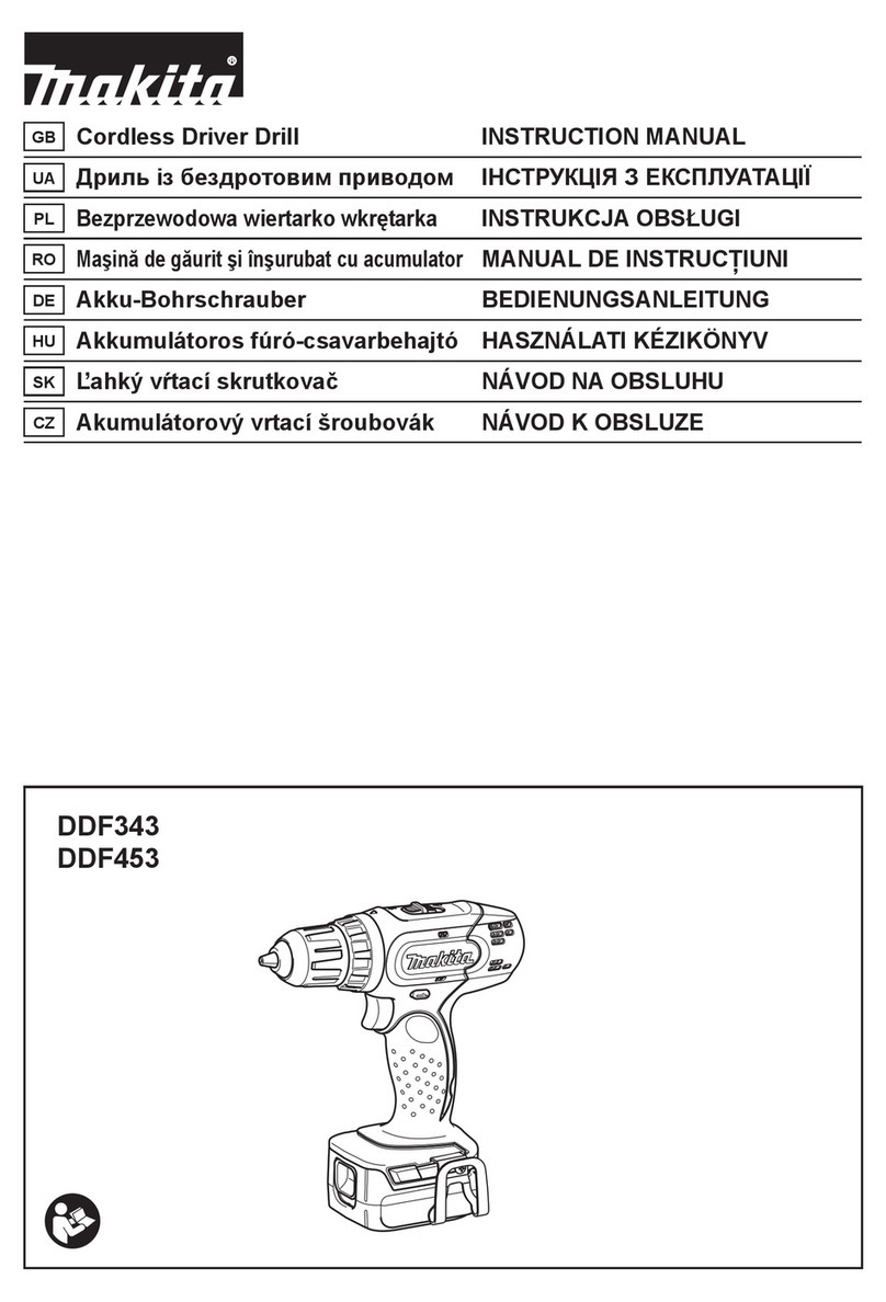 Makita DDF343 User manual Makita DDF343 User manual