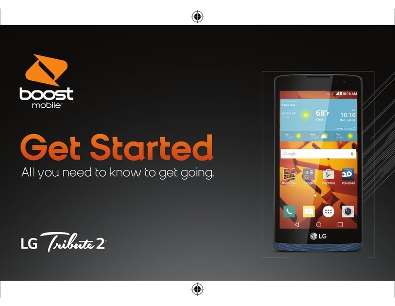 LG Tribute 2 Specification sheet