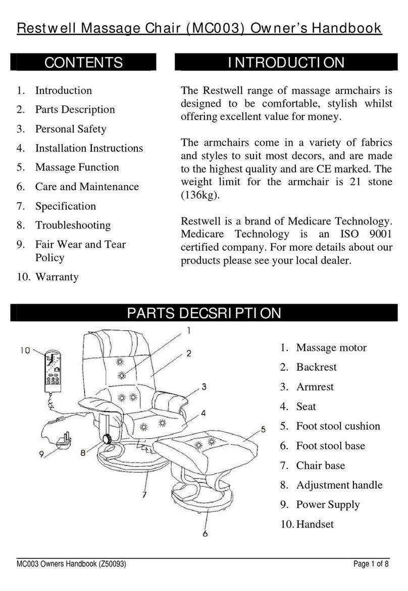 Restwell MC003 User guide