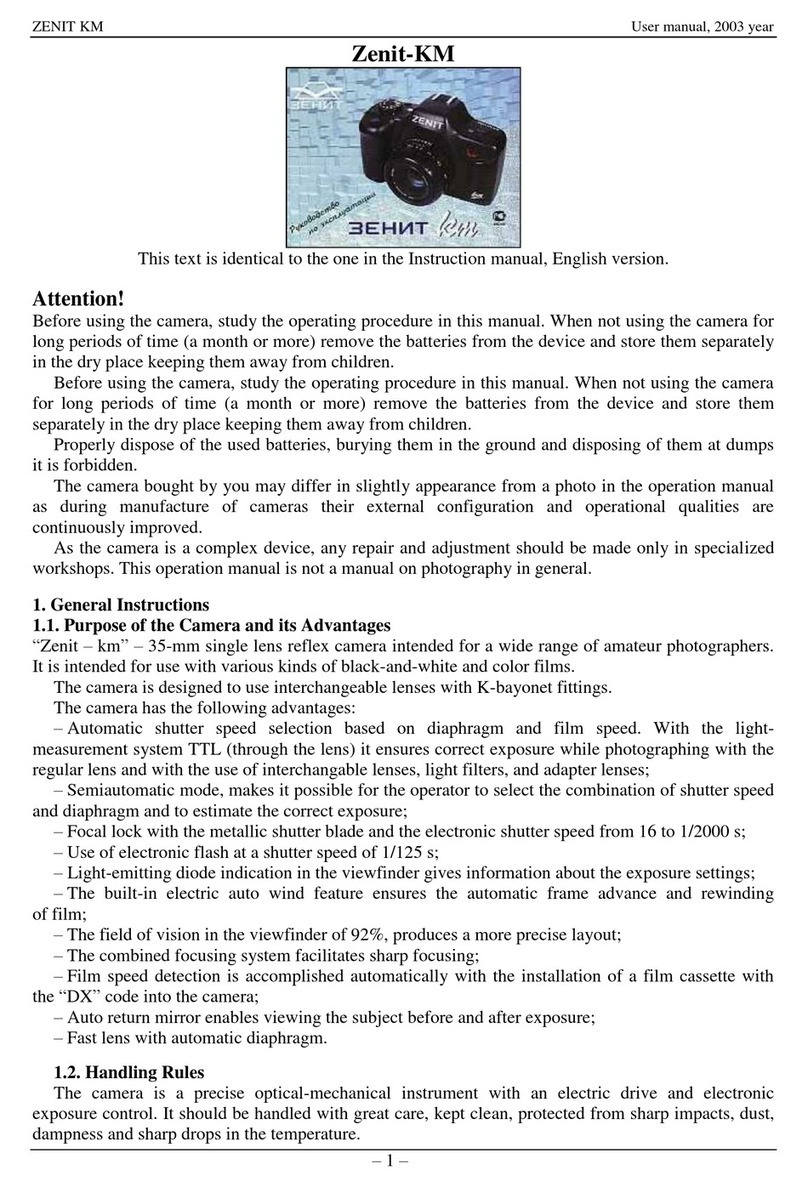 Zenit KM user manual