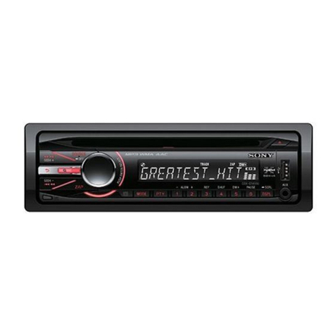 Sony CDX-GT490US User manual