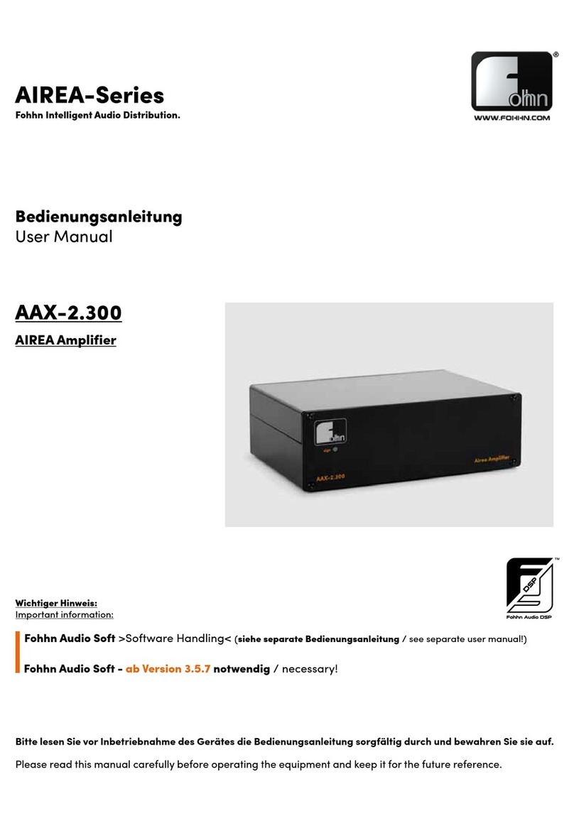 Fohhn AIREAAAX-2.300 user manual