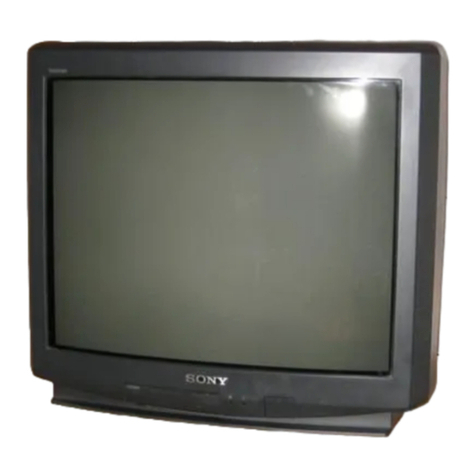 Sony TRINITRON KV-25X5A User manual