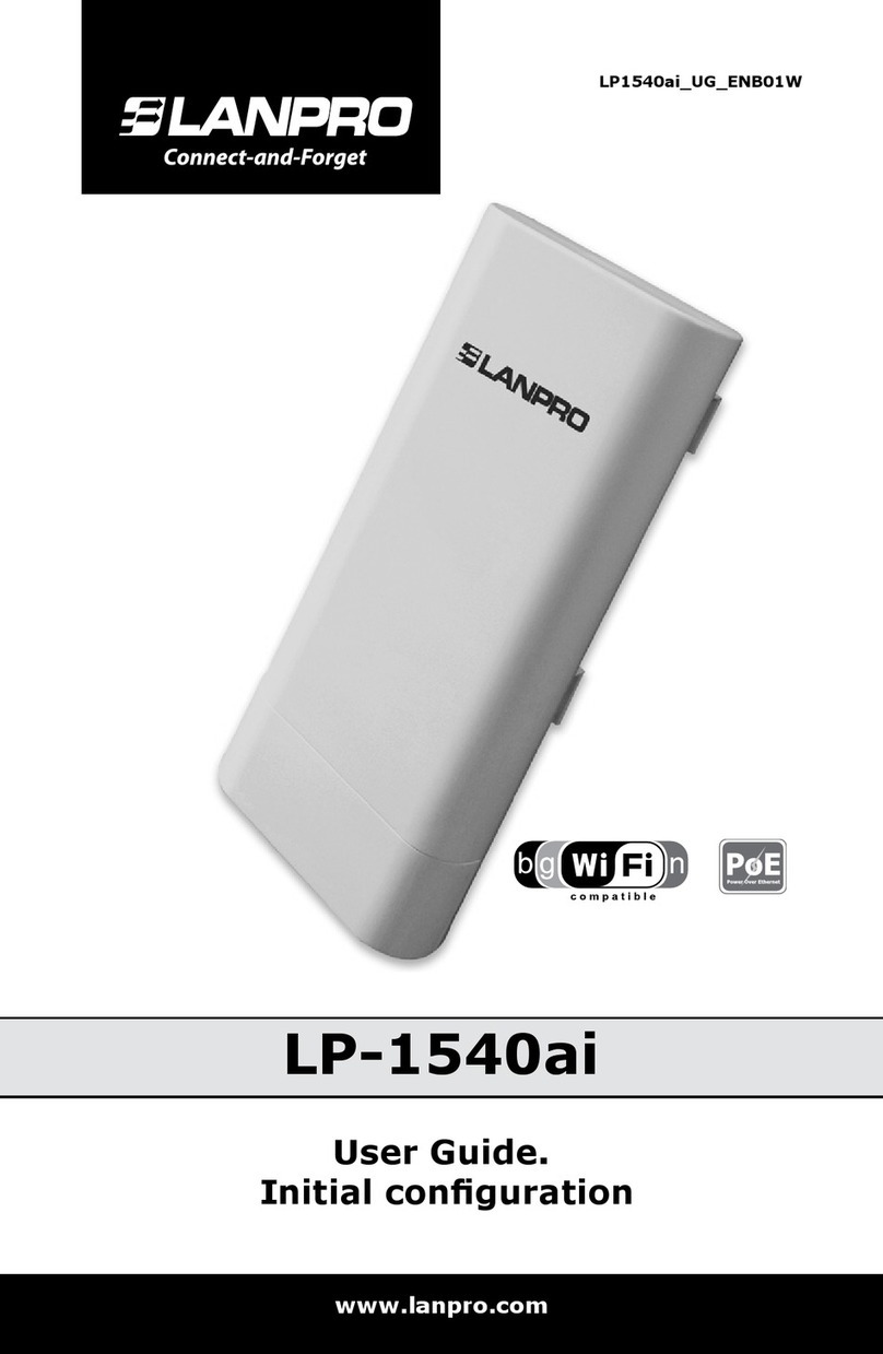 Lanpro LP-1540ai User manual