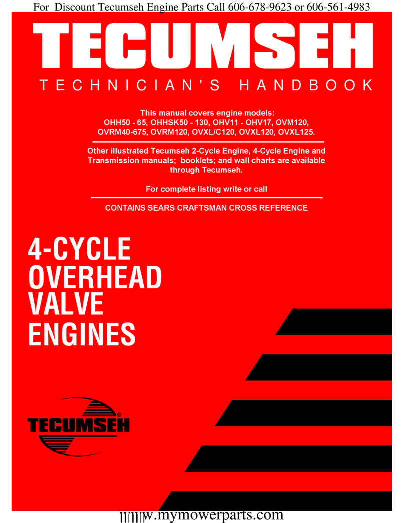 Tecumseh OHH50 - 65 User manual