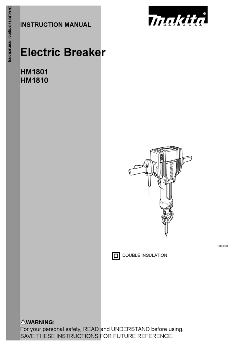 Makita HM1801 User manual