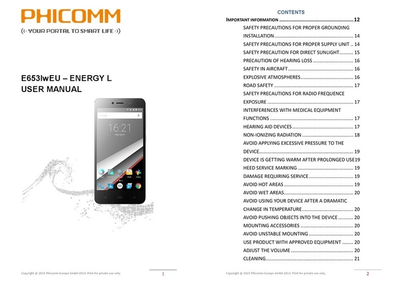 PHICOMM Energy L E653lwEU User manual