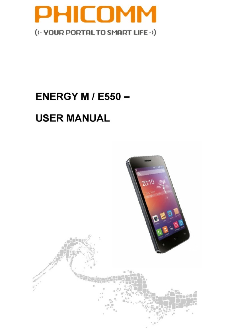 PHICOMM ENERGY M E550 User manual