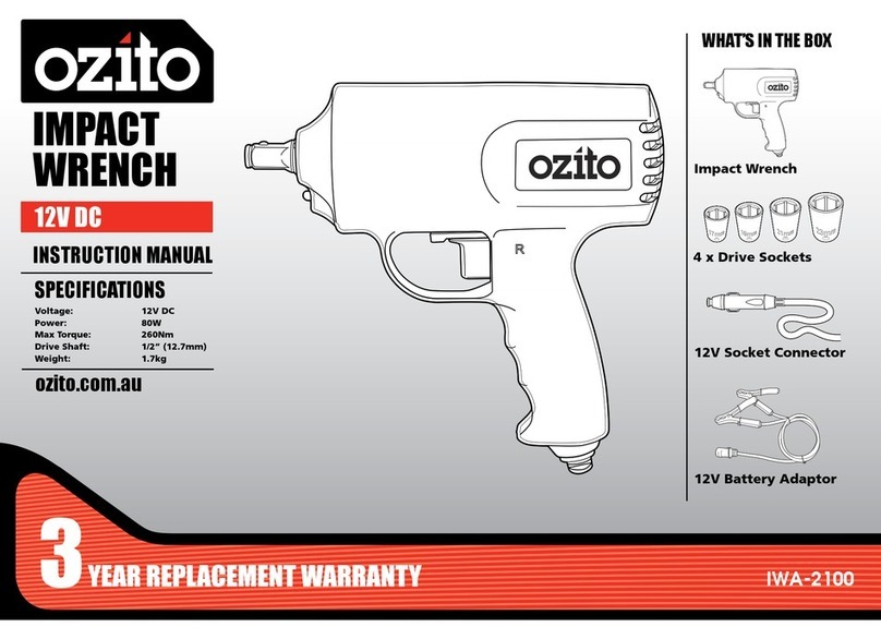 Ozito 12V DC instruction manual