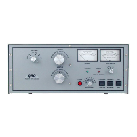 QRO Technologies HF-2500DX User manual