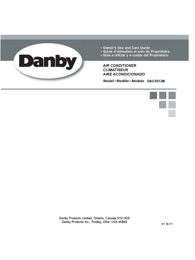 Danby DAC5012M Assembly instructions