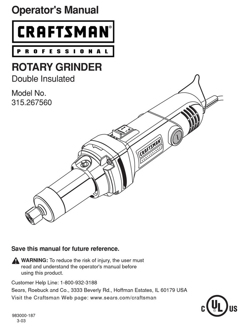 Craftsman Professional 315.267560 User manual