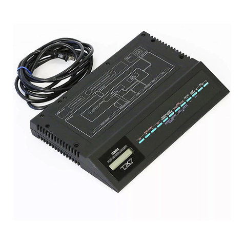 Yamaha TX-7 User manual Yamaha TX-7 User manual