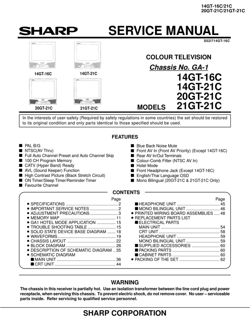 Sharp 14GT-16C User manual