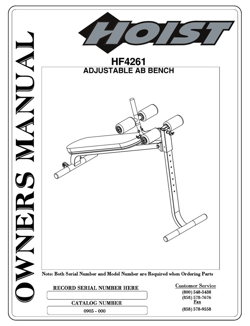 Hoist Fitness HF4261 owner's manual