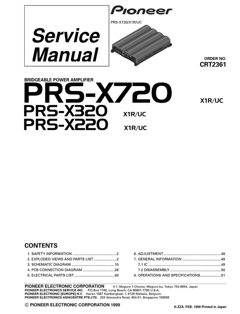 Pioneer PRS-X720 User manual