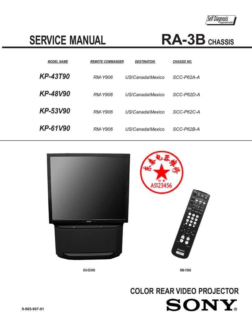 Sony KP 43T90 User manual