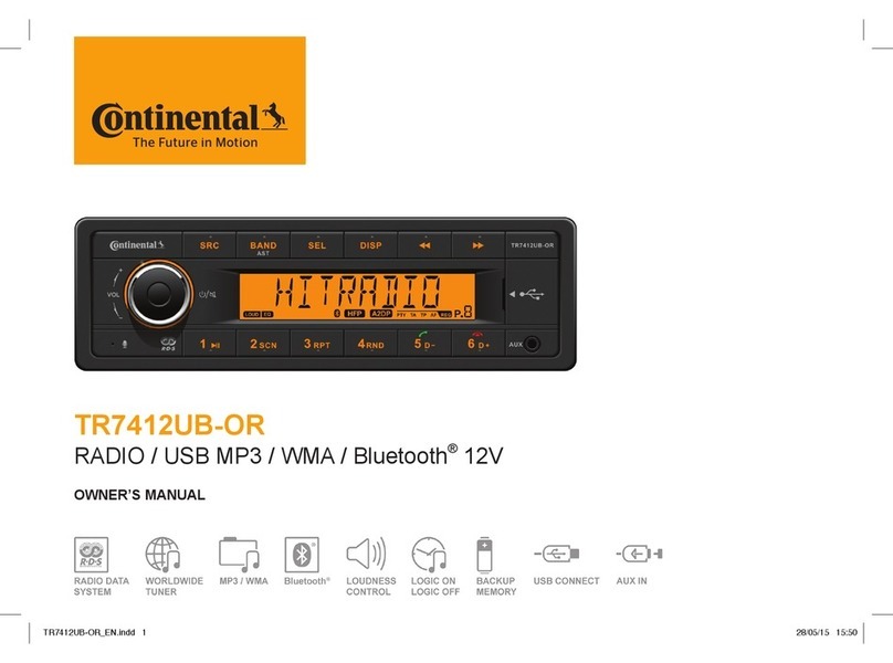 Continental Refrigerator TR7412UB-OR owner's manual