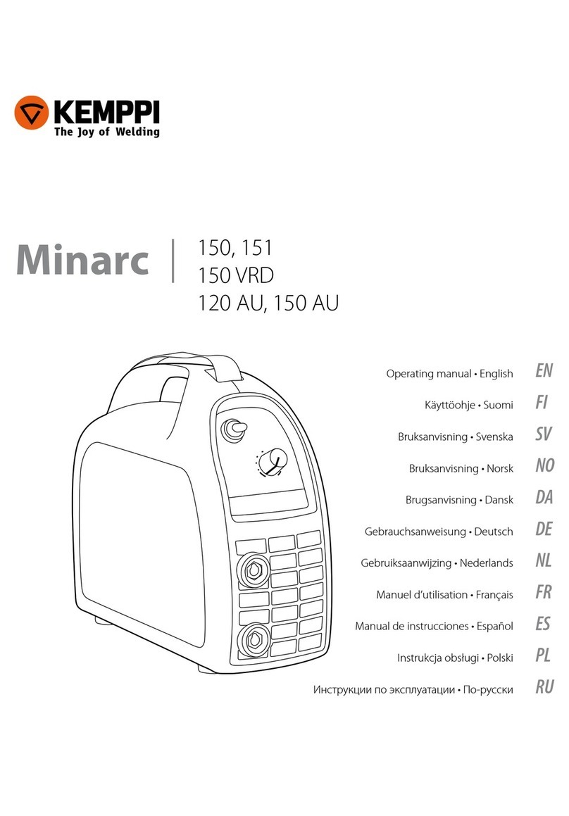Kemppi Minarc 120 AU User manual