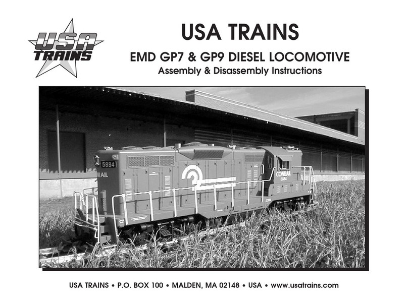 USA Trains EMD GP7 Assembly & disassembly instructions USA Trains EMD GP7 Assembly & disassembly instructions