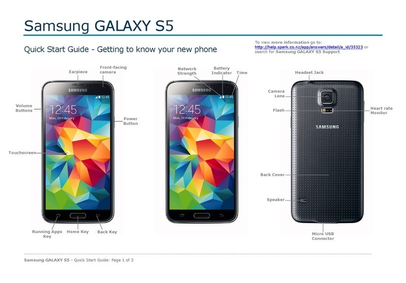 Samsung GALAXY S5 User manual