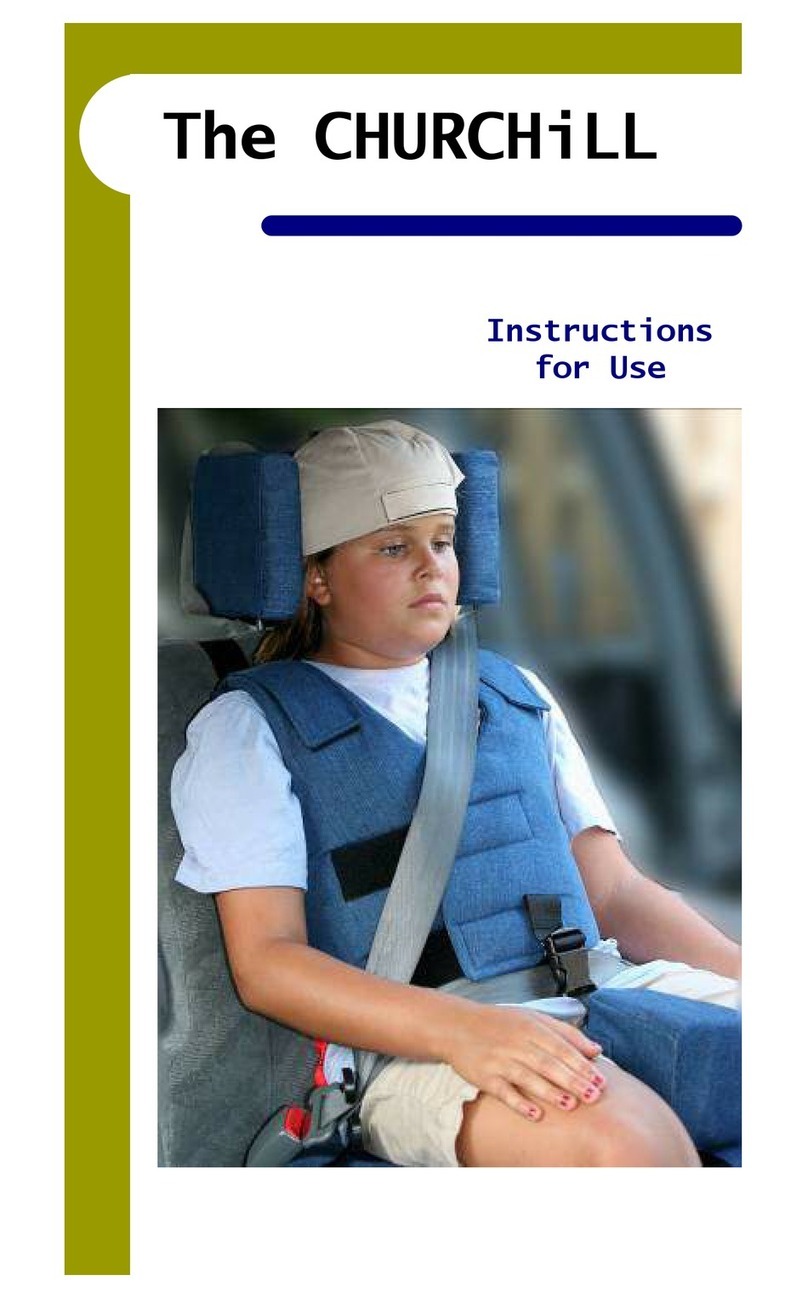 Pediatric Car Seat CHURCHiLL 2000CS15-D Instructions for use