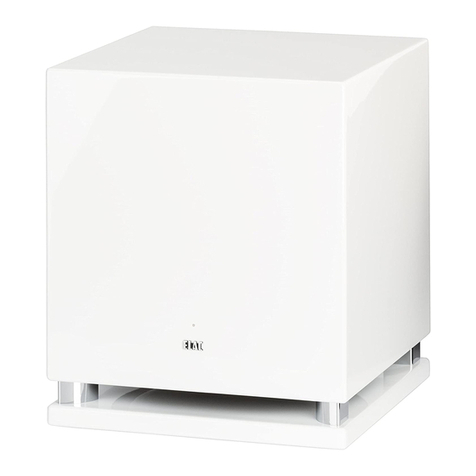 ELAC SUB 2050 operating instructions ELAC SUB 2050 operating instructions