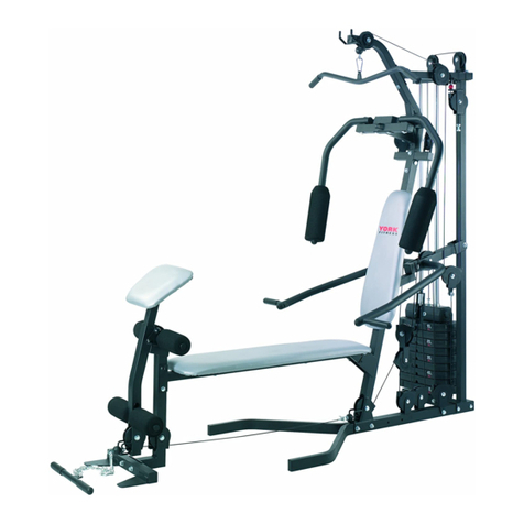 York Fitness heritage G102 multigym owner's manual